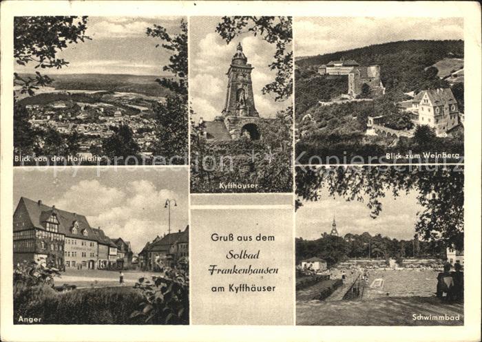 Frankenhausen Bad Kyffhaeuser Weinberg Anger Schwimmbad