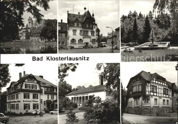 Bad Klosterlausnitz Kirche Kurpark Kurhotel Koeppe Hotel Drei Schwaene