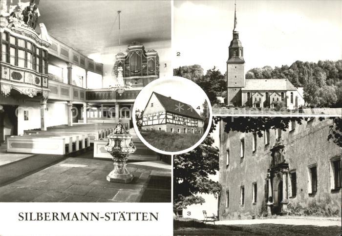 Karl-Marx-Stadt Silbermann-Staetten Grosshartmannsdorf Oberbobritzsch Frauenstei