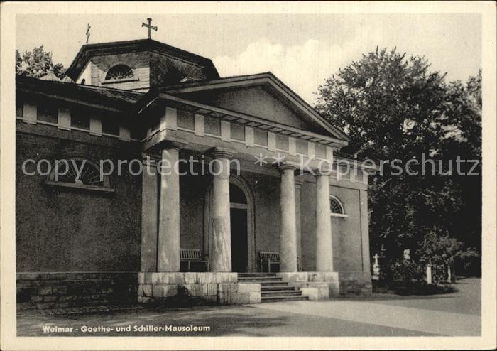 Weimar Thueringen Goethe- und Schiller-Mausoleum