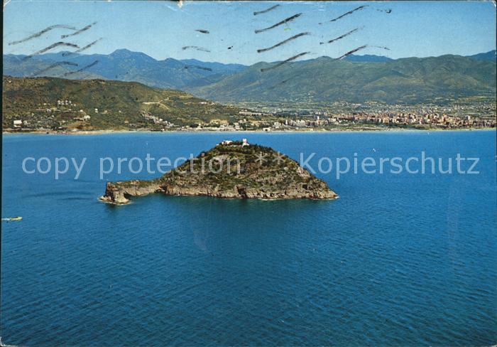 Isola Gallinara Fliegeraufnahme