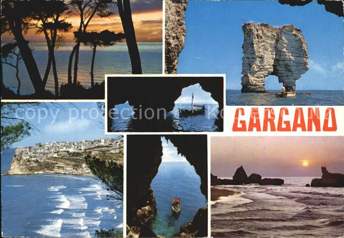 Gargano Felsen im Meer Grotte