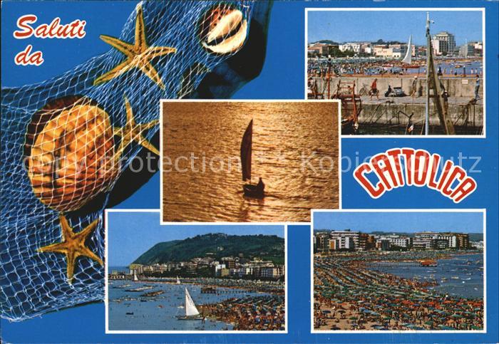 Cattolica Rimini Strand Hafen