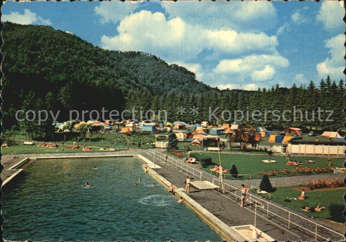 Malmedy Wallonie Schwimmbad und Camping