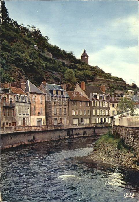 Aubusson Creuse Partie am Fluss