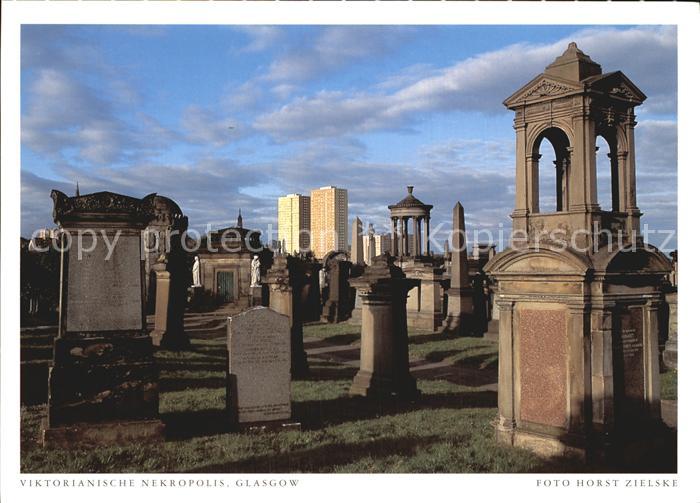 Glasgow Viktorianische Nekropolis Friedhof