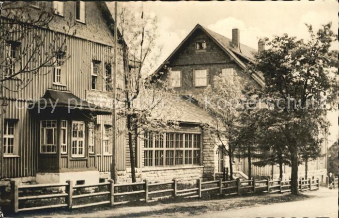 Frauenwald Thueringen FDGB-Heim Raymonde Dien