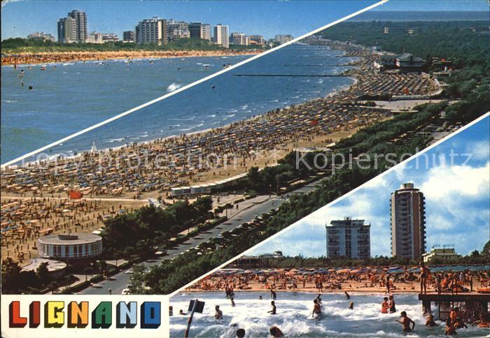 Lignano Fliegeraufnahme Strand