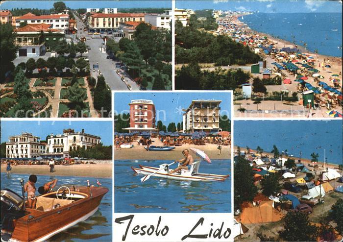 Jesolo Lido Strand Camping Boote