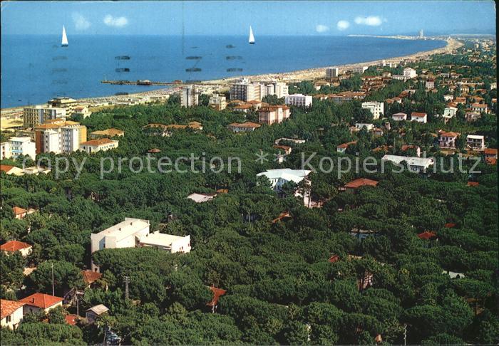 Milano Marittima Fliegeraufnahme mit Strand