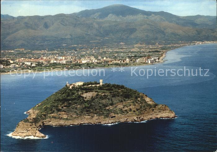 Isola Gallinara Fliegeraufnahme