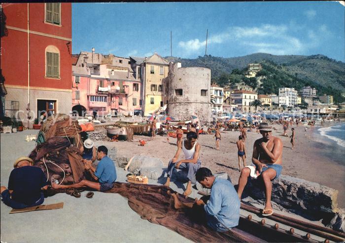 Laigueglia Strand Fischer