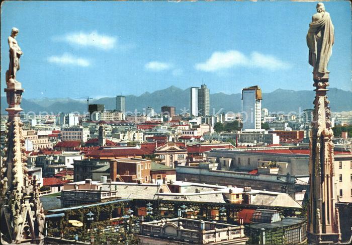 Milano mit Domfiguren