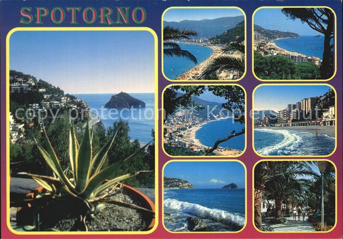 Spotorno Savona Liguria Straende