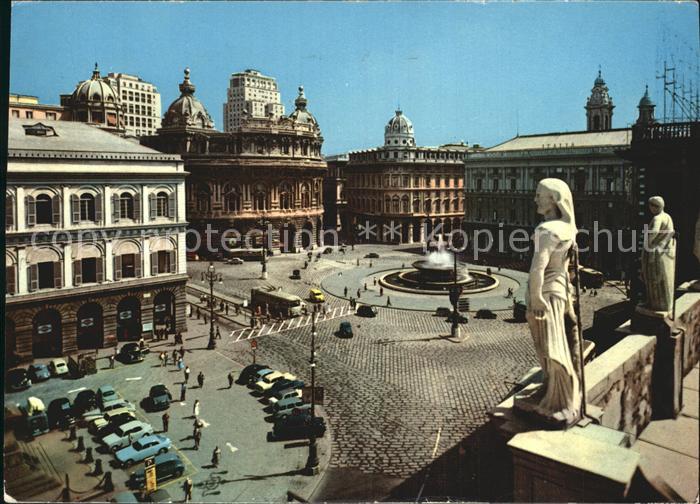 Genova Genua Liguria Piazza da Ferrari