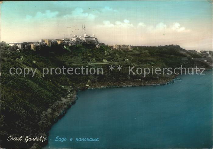 Castel Gandolfo Latium Fliegeraufnahme