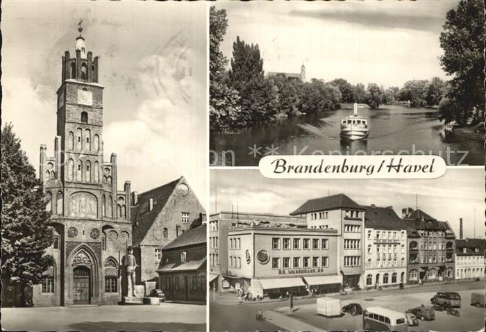 Brandenburg Havel Rathaus Neustadt Markt Havelpartie