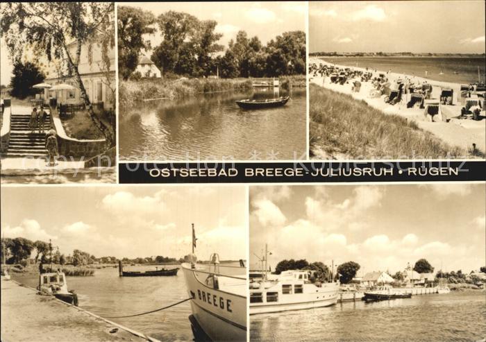 Breege Ruegen Juliusruh Strand Hafen