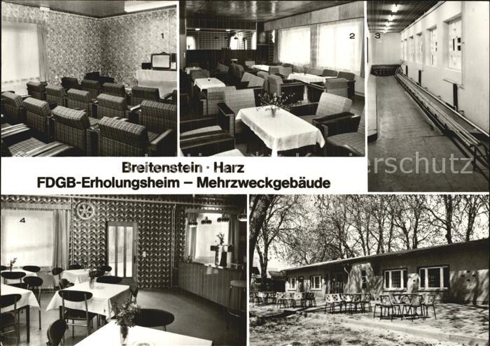 Breitenstein Suedharz Erholungsheim Mehrzweckgebaeude Kegelbahn %re