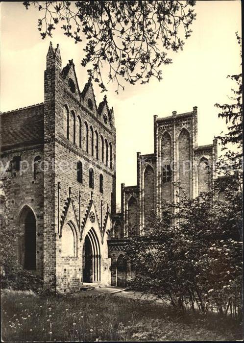 Chorin Kloster Hauptportal und Brauhausgiebel