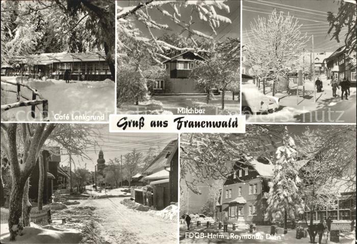 Frauenwald Thueringen Cafe lengrund Milchbar Ferienheim Raymonde Dien