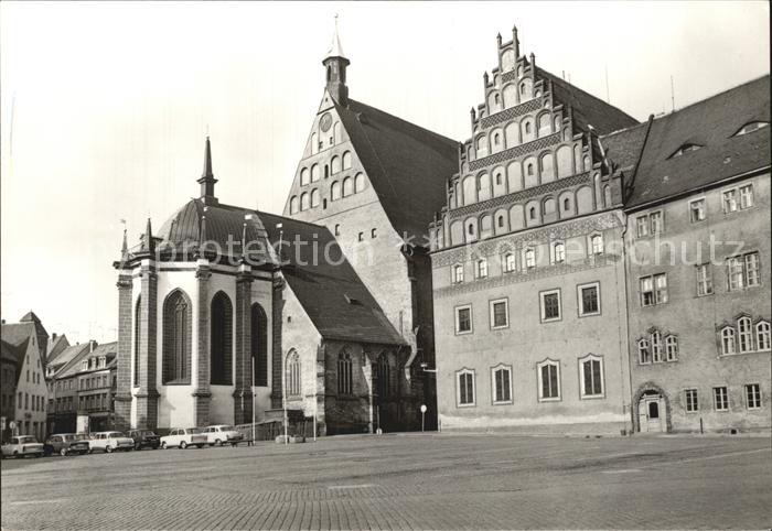 Freiberg Sachsen Dom mit Berbaumuseum