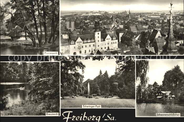 Freiberg Sachsen Pionierpark Kreuzteich Scheringer Park