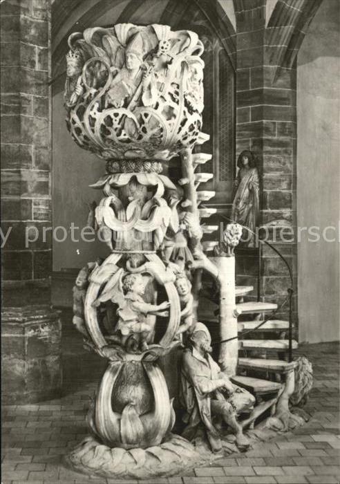 Freiberg Sachsen Dom Tulpenkanzel