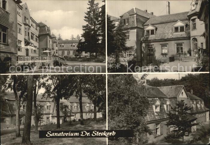 Friedrichsbrunn Harz Sanatorium Dr. Strokorb