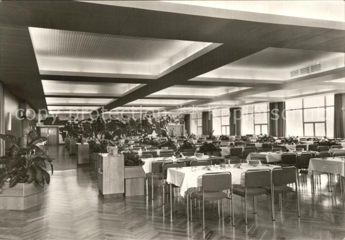 Friedrichsroda Erholungsheim August Bebel Speisesaal