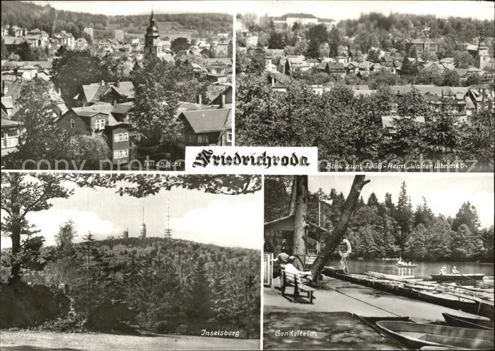 Friedrichsroda Inselsberg Gondelteich
