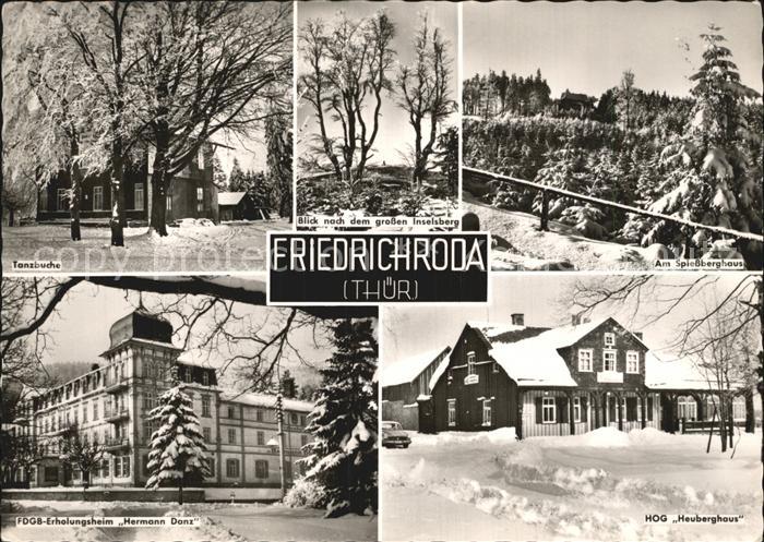 Friedrichsroda Spiessberghaus Heuberghaus Erholungsheim Hermann Danz