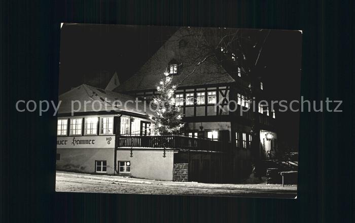 Frohnau Annaberg Frohnauer Hammer Herrenhaus zur Weihnachtszeit