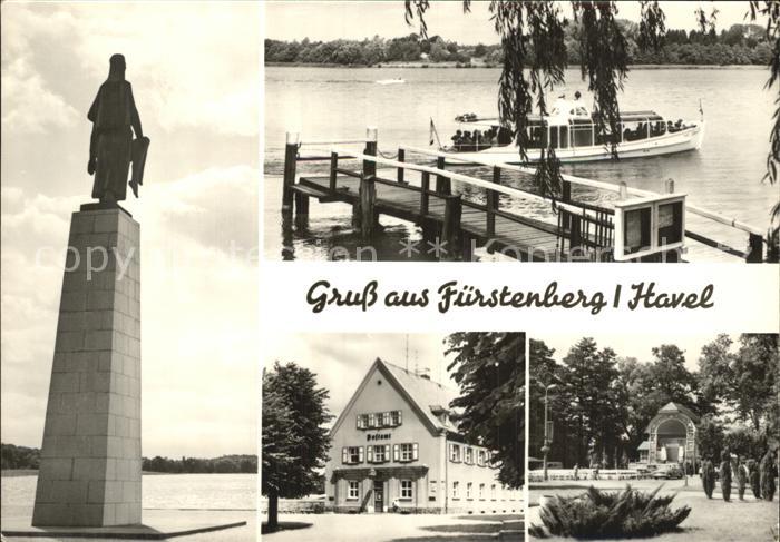 Fuerstenberg Havel Mahnmal Partie am See