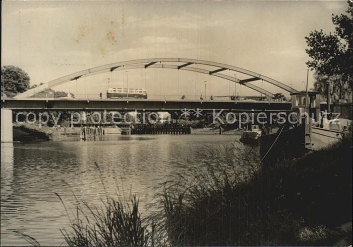 Fuerstenwalde Spree Bruecke der Thaelmann Pioniere