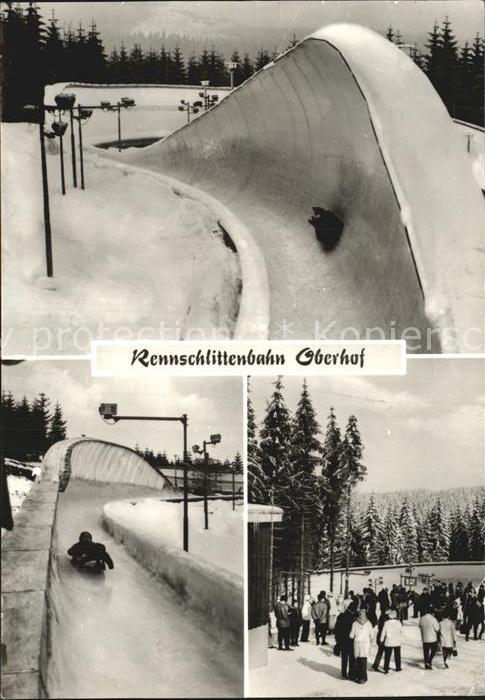 Oberhof Thueringen Rennschlittenbahn