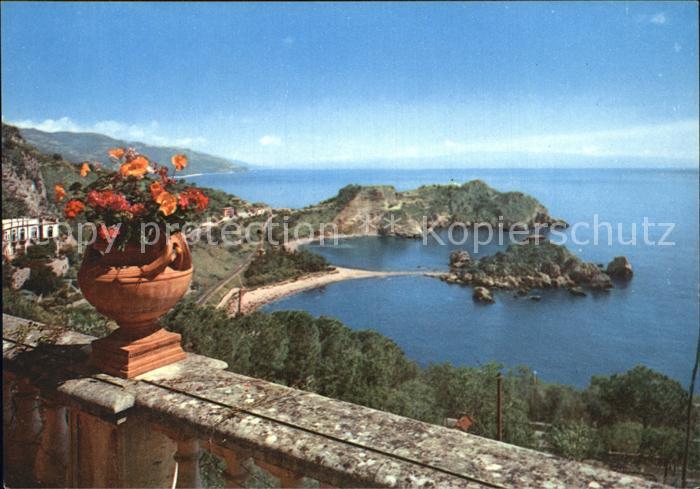 Taormina Sizilien Isola Bella e Capo S. Andrea