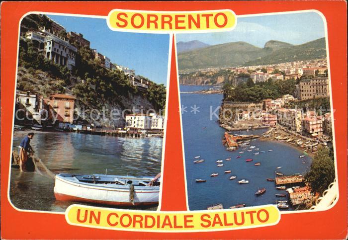 Sorrento Campania Fliegeraufnahme Hafen