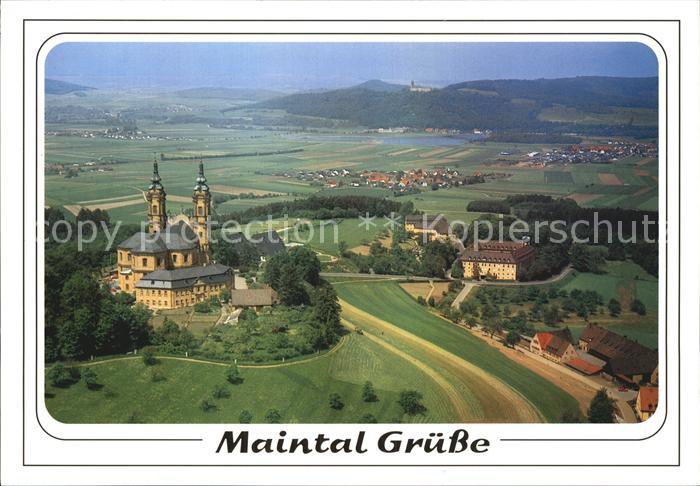 Maintal Basilika Vierzehnheiligen Fliegeraufnahme