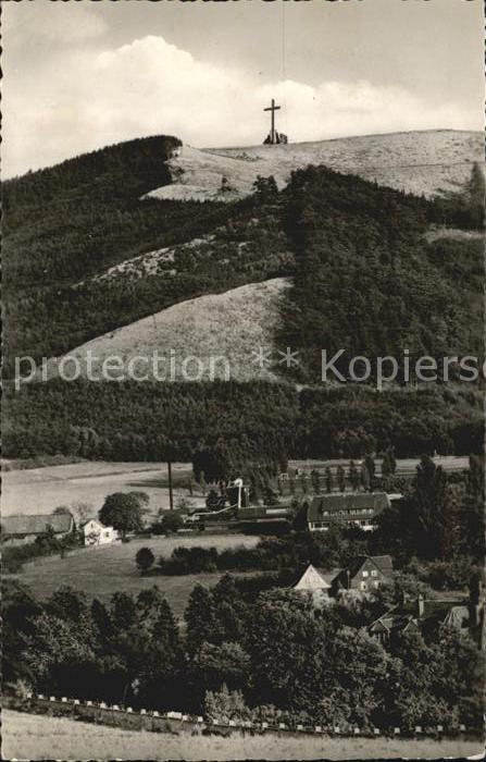 Bad Harzburg Blick vom Butterberg auf das Kreuz des Ostens