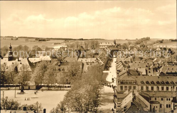 Marienberg Erzgebirge Blick vom Kirchturm