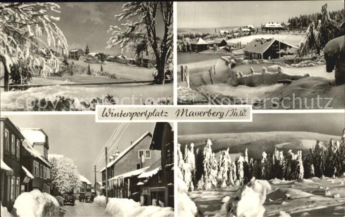 Masserberg Winter Panorama Dorfmotive