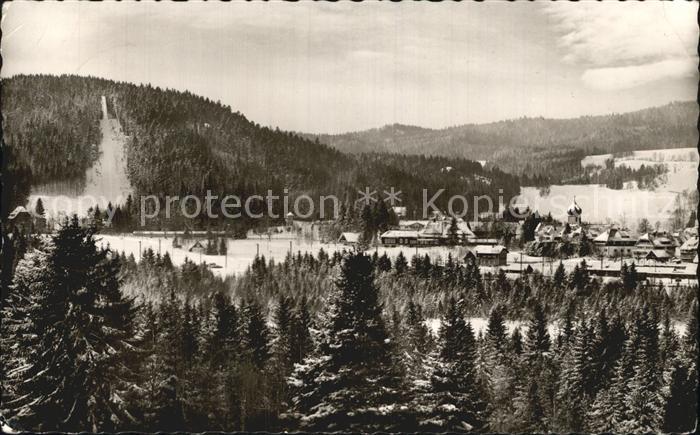 Hinterzarten Breisgau-Hochschwarzwald BW Sprungschanze Panorama
