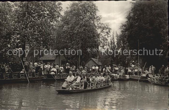 Luebbenau Spreewald Kahn Abfahrtstelle