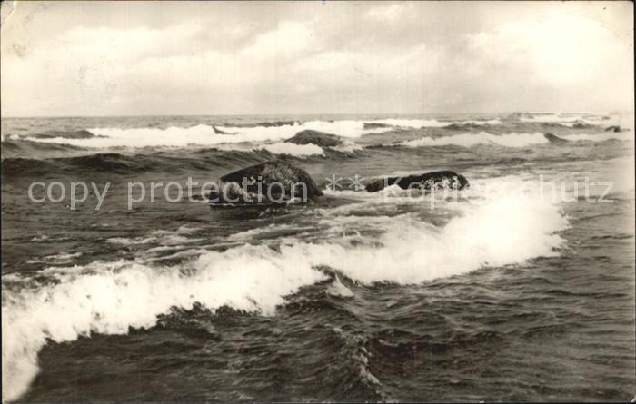 Kuehlungsborn Ostseebad Stuermische See