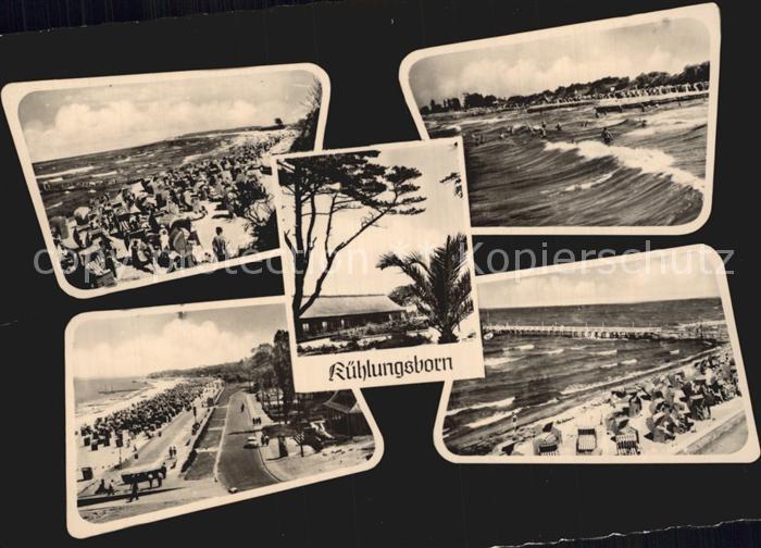 Kuehlungsborn Ostseebad Strand Promenade Seebruecke