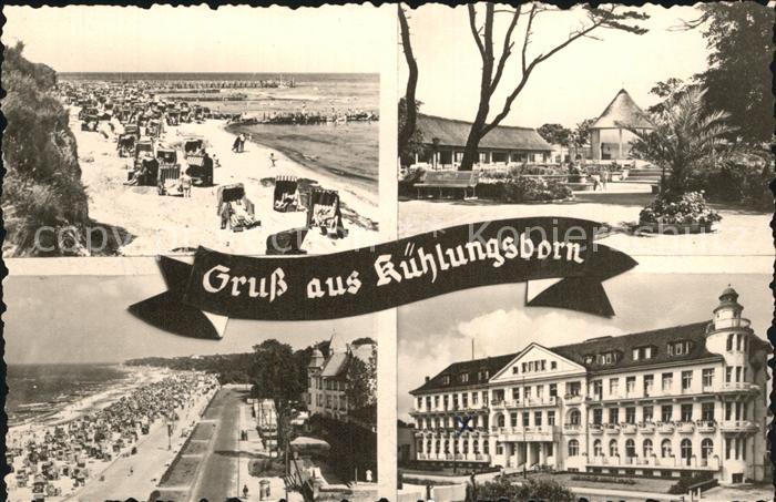 Kuehlungsborn Ostseebad Strand Promenade Konzertgarten Hotel