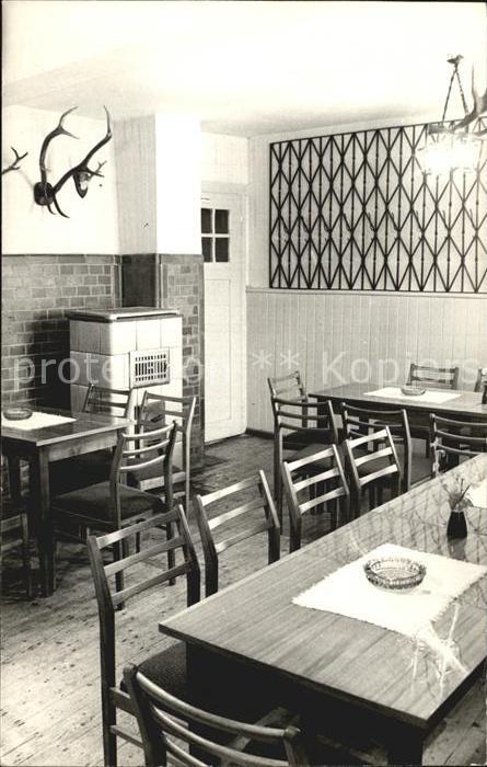 Lengefeld Blankenhain Thueringen Gaststaette zum Schwarzen Adler Stube