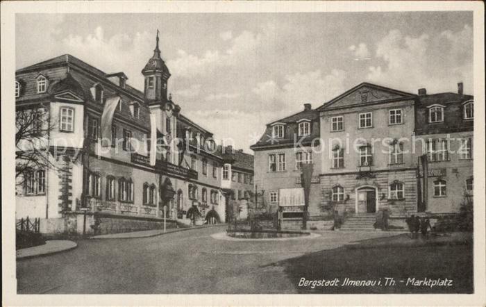 Ilmenau Thueringen Marktplatz