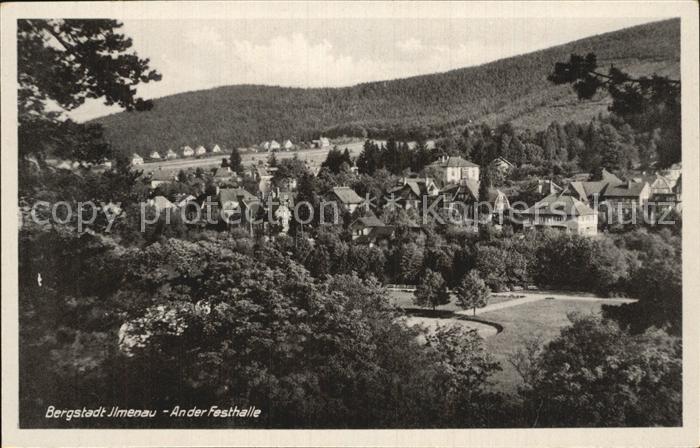 Ilmenau Thueringen An der Festhalle Teilansicht